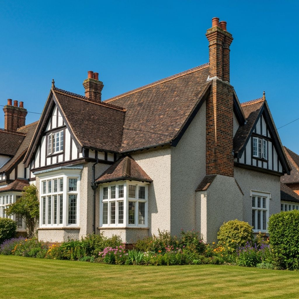 Traditional British roofing craftsmanship